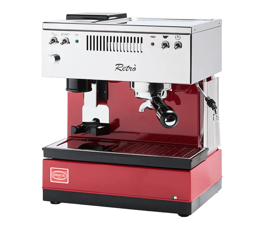 Quick Mill Retrò - Kompaktní retro espressomachine s mlýnkem - Barista a Espresso