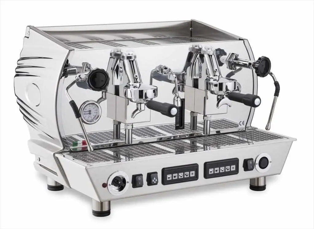 La Nuova Era Altea Vintage Komerční espressomachine-Komerční-La Nuova Era-2 skupiny-Nerezová ocel-Barista a Espresso