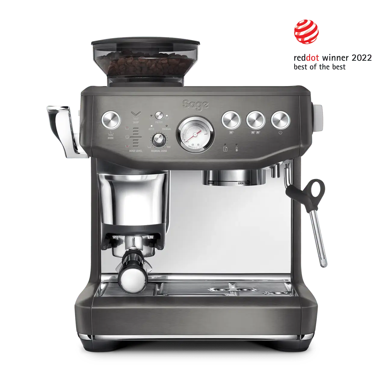 Sage Barista Express Impress-Thermoblock s PID-Sage Renovated-Šedý-Jako nový-Barista a Espresso