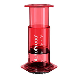 Průhledná červená AeroPress