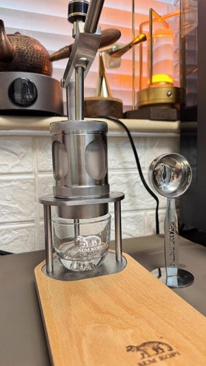 Aleman Přenosný ruční pumpa espressomachine | Kontrolujte tlak podle potřeby.
