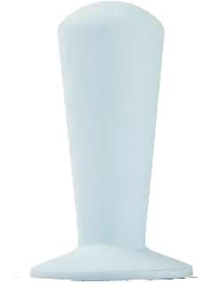 Světlomodrý kávový doplněk pro espresso vybavení, náhradní rukojeť Luce v ergonomickém designu.