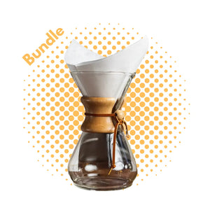 Chemex 6 ŠÁLKŮ + 100 Filtrů ESPRESSO VYBAVENÍ