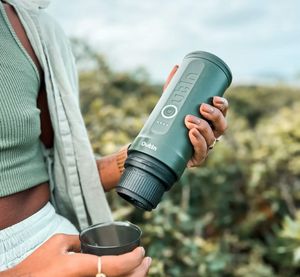 Nano přenosný Espresso kávovar - lesní zelená