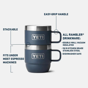 Skládací hrnek Rambler 177 ml 2ks - bílý YETI