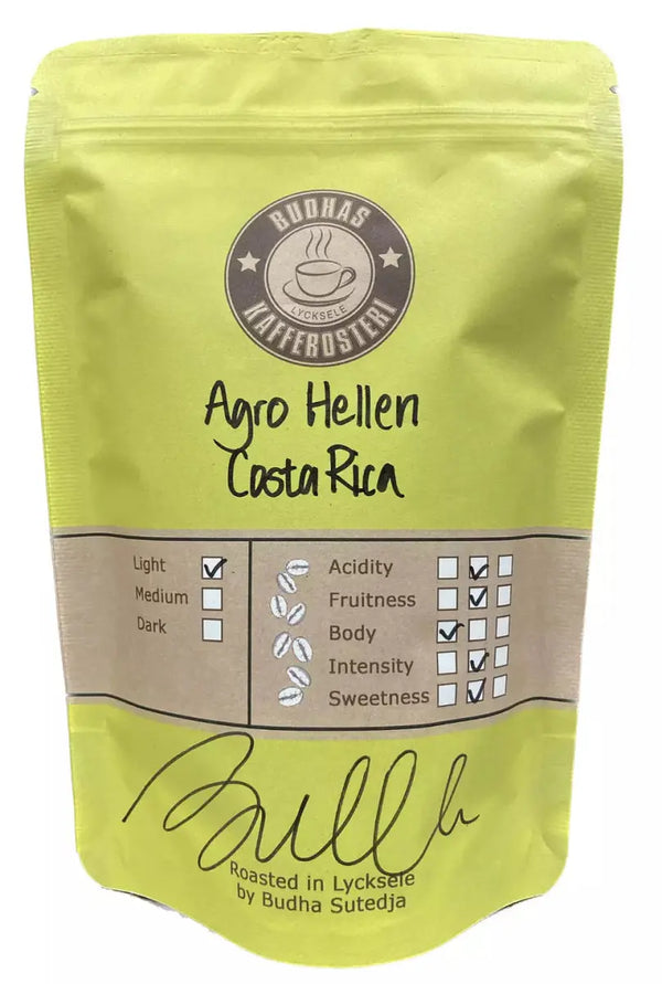 Agro Hellen - Hela zrna světlé/střední pražení pro filtrování 250g - Barista a Espresso