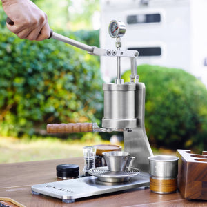Aleman Sniper espresso stroj s manuální pákou | Precision Tower z nerezové oceli