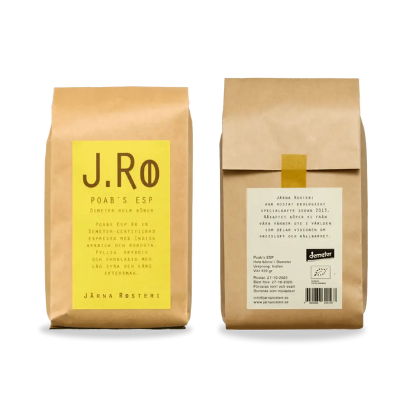 Järna Rosteri Poab’s ESP – Biodynamická Espresso 450 g - Barista a Espresso