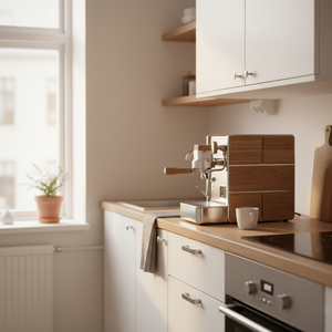 Kompakt Espressomaskin i Mindre Kök