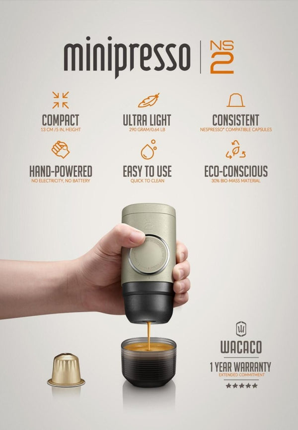 Minipresso NS2 Pod - Wacaco - Barista och Espresso