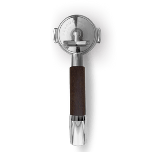 Pesado Hybrid Portafilter i trä - 58 mm (E61 / LM) - Barista och Espresso