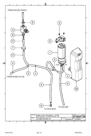 Carimali Backventil - Reservdel OEM nummer: 97.05063