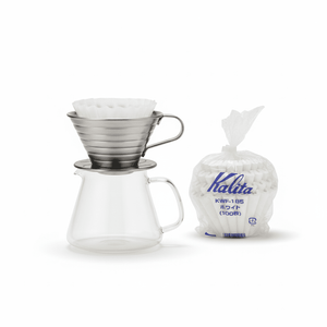 Rostfritt stål dripper Pour Over set för 2 - 4 koppar - Barista och Espresso