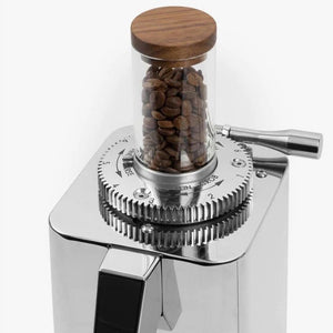 Day hopper för ECM och Mazzer-Trälock till bönbehållare-Wiedemann Manufuktur-Barista och Espresso